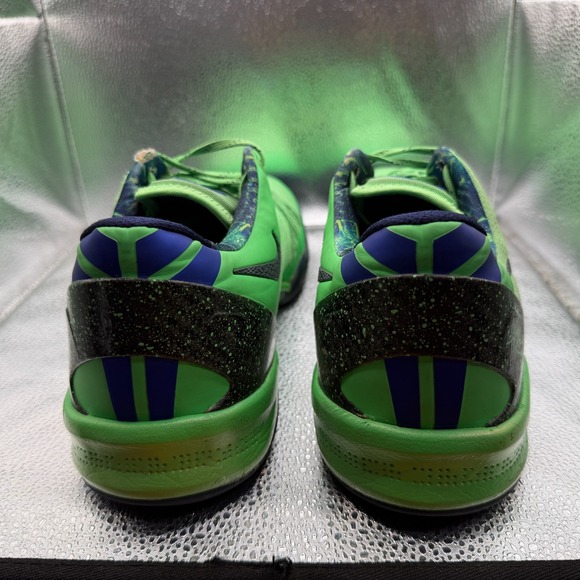 Size 14 Nike Kobe 8 Elite Poison Green/Blackened Blue‎ Mens Sneakers 586156-300 - Picture 10 of 12